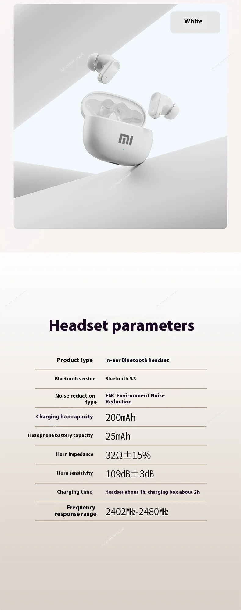 Xiaomi Noise-Cancelling TWS Earbuds