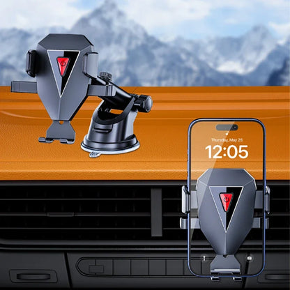Car holder with rotatable suction cup