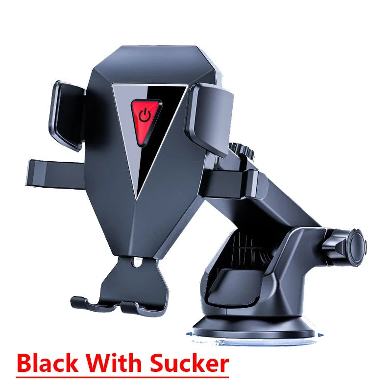 Car holder with rotatable suction cup