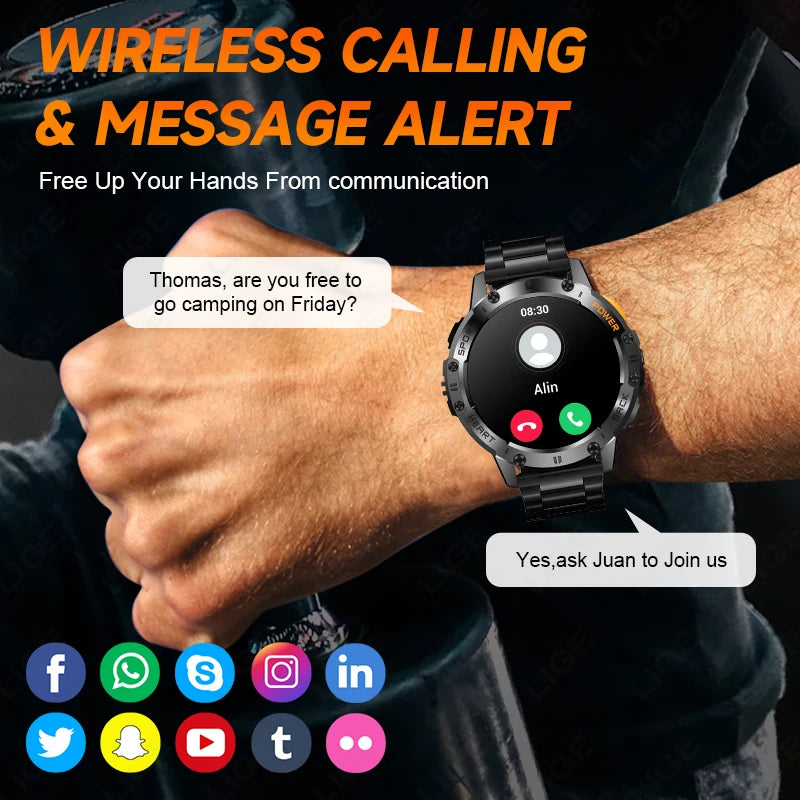 Android ios New AMOLED SmartWatch