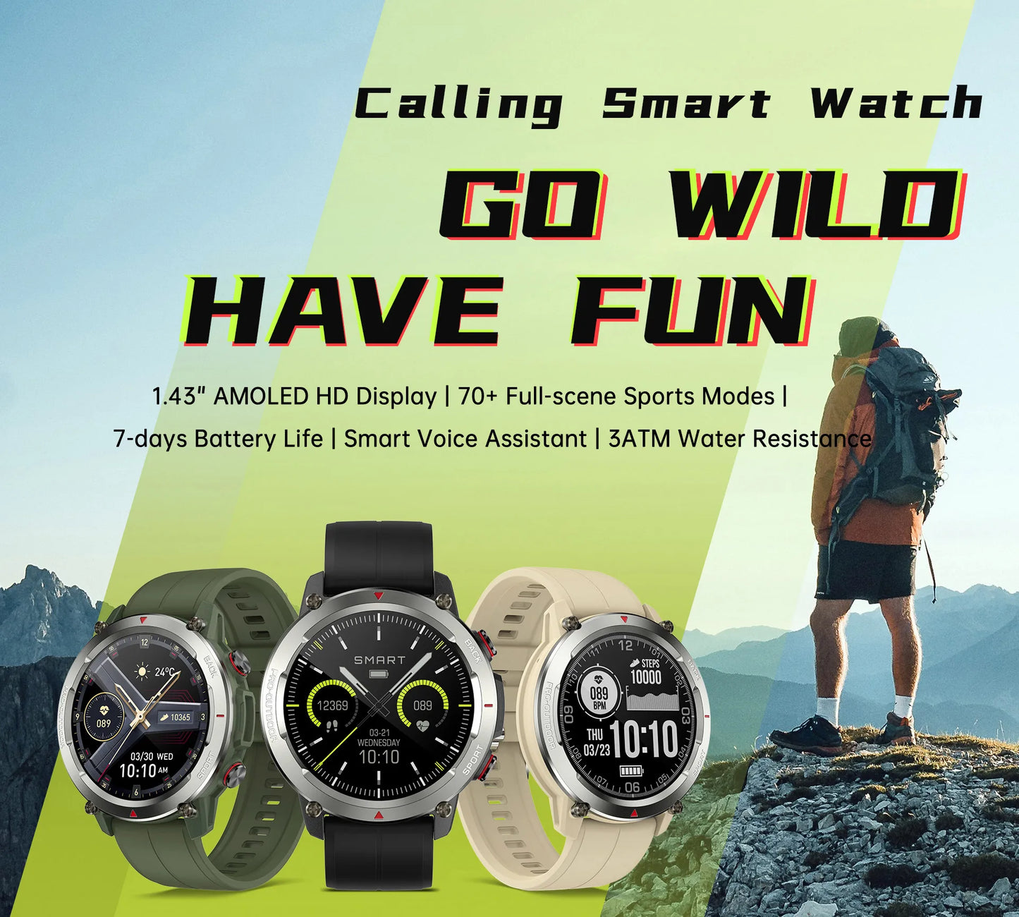 AMOLED Sport Smartwatch