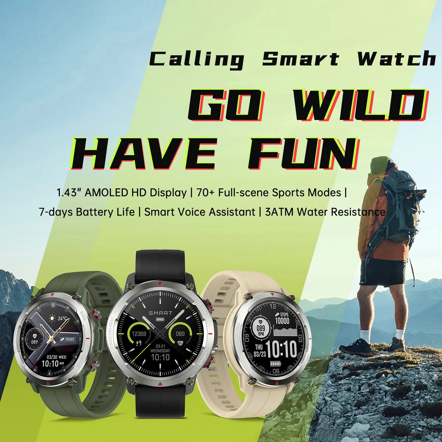 AMOLED Sport Smartwatch