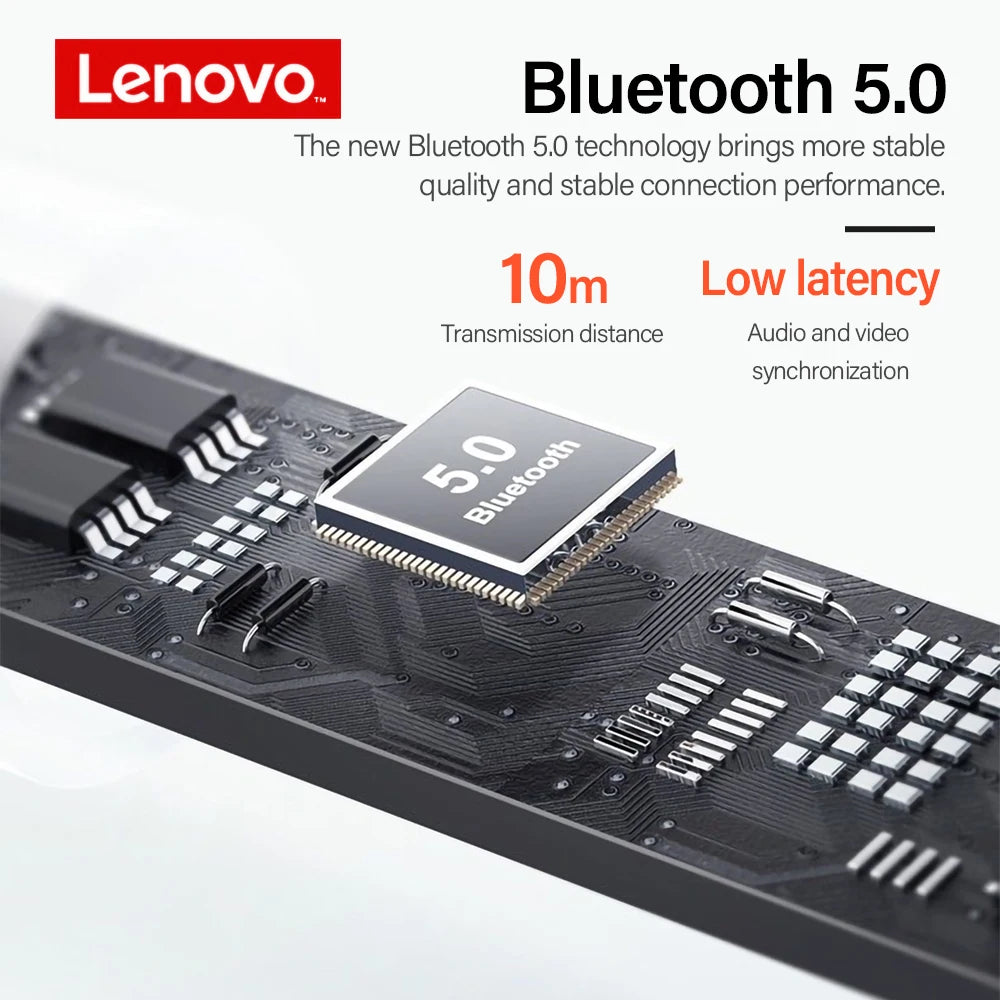 Lenovo LP5 TWS Bluetooth Earphone 9D Stereo