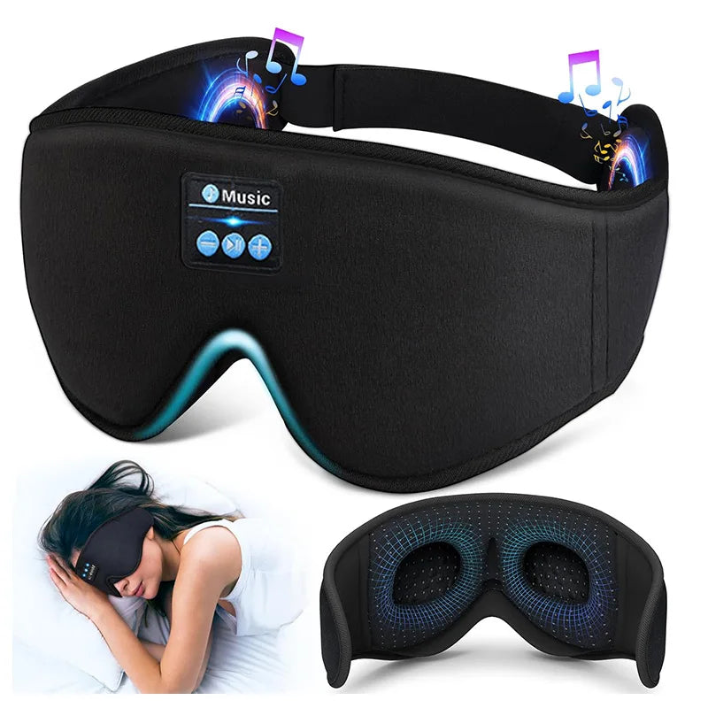 3D Eye Mask Bluetooth Music Play