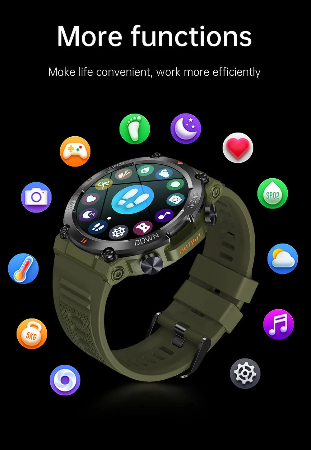 MEVADEN Bluetooth Call Smart Watch