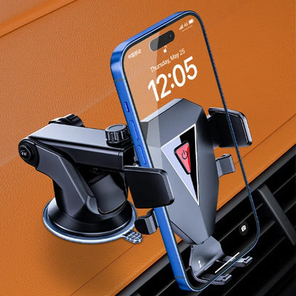 Car holder with rotatable suction cup