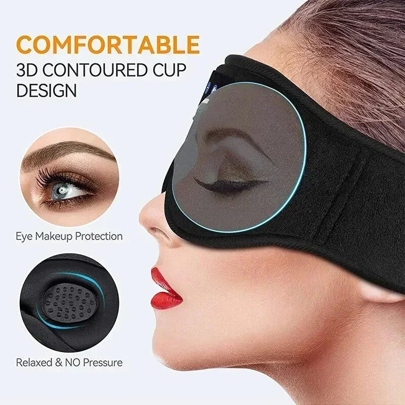 3D Eye Mask Bluetooth Music Play