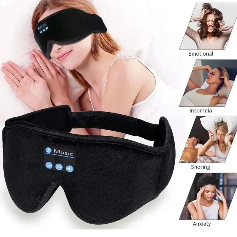 3D Eye Mask Bluetooth Music Play