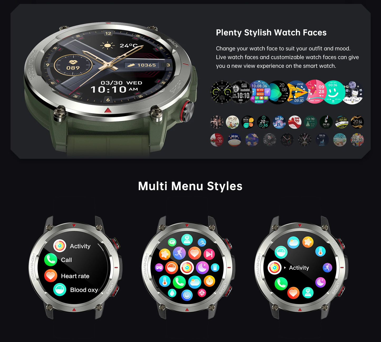 AMOLED Sport Smartwatch