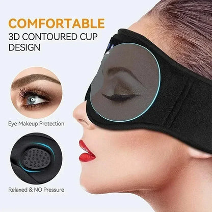 3D Eye Mask Bluetooth Music Play